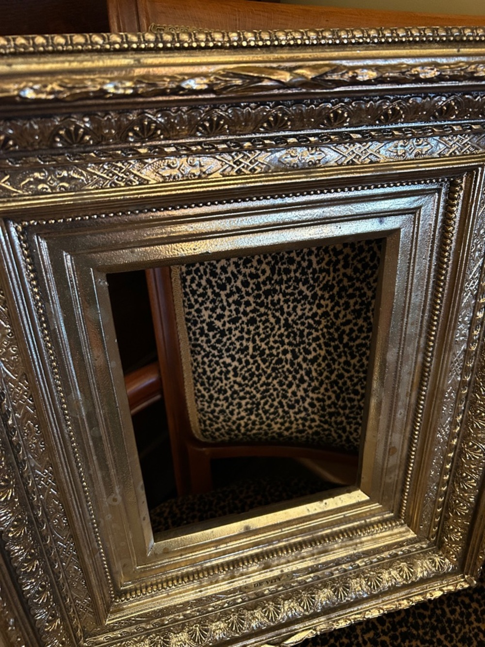 Ornate Gold Decorative Picture Frame - Picture 2 of 5